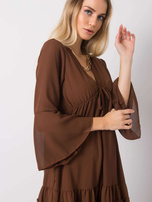 Brązowa sukienka Bryanna