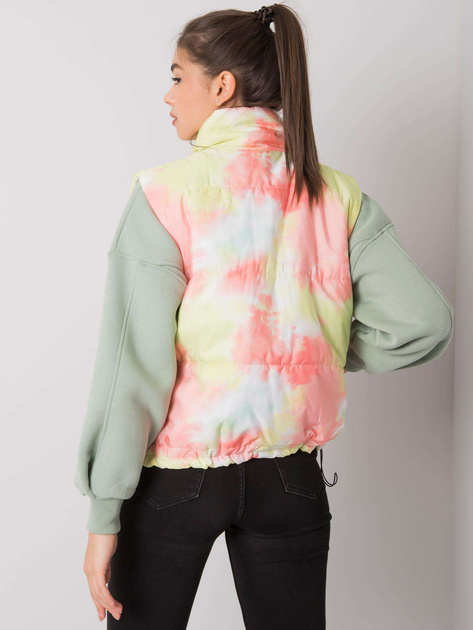 Żółto-pomarańczowa pikowana kamizelka damska Roonie