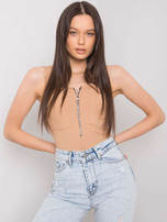 Camel top with Rosalind pockets