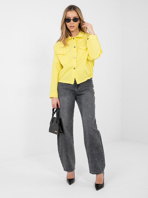 Żółta koszula oversize z bawełny RUE PARIS