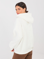 Ecru rozpinana bluza z kieszeniami NATURAL SIDE 