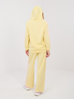 Pastelowy żółty komplet z miękkiego materiału RUE PARIS 