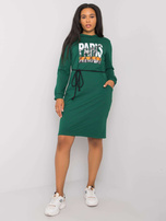 Zielona sukienka bawełniana Lareen