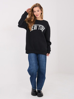 Czarna damska bluza z napisem New York