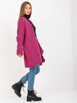 Hurt Fuksjowy kardigan z napisem na plecach OCH BELLA  