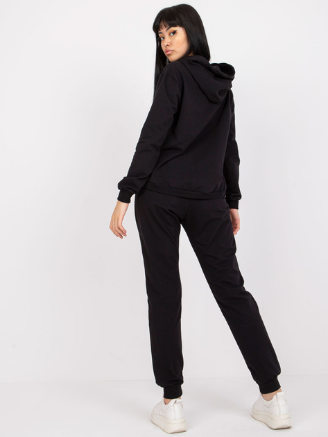 Czarny komplet dresowy bawełniany Mariami