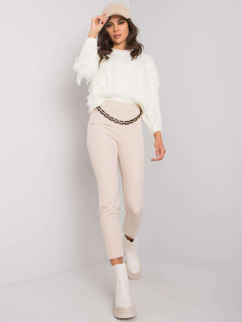 Beżowe spodnie materiałowe Beaverton