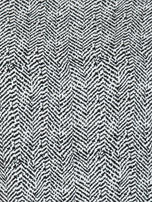 Hurtownia Czarna wiskozowa bluzka z nadrukiem