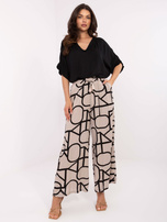 Beżowe letnie spodnie 7/8 SUBLEVEL