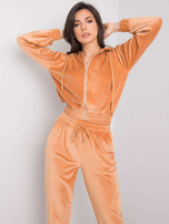Camel velour set Maddalena