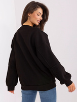 Hurt Czarna bluza bez kaptura z okrągłym dekoltem