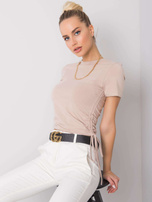 Beżowy t-shirt Rossa