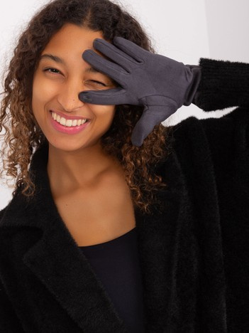 Hurt Dark gray gloves with touch function.