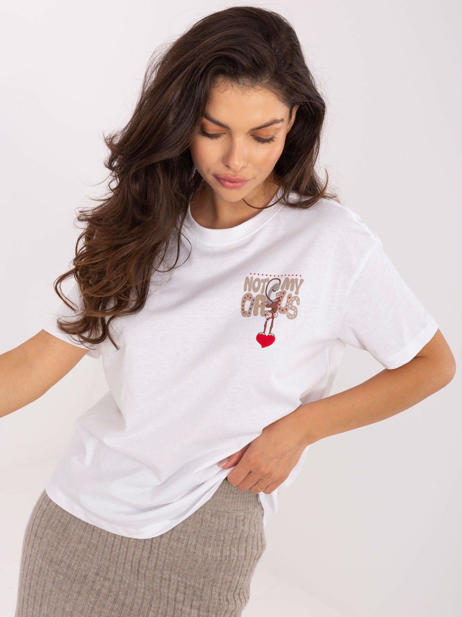 T-shirt biały