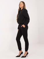 Czarna kurtka przejściowa z kieszeniami Haiti RUE PARIS 