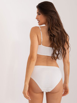 Hurtownia Ecru bawełniane figi damskie 5-pak 