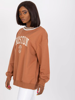 Jasnobrązowa dresowa bluza oversize Louna 