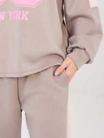 Fango komplet z kontrastowym nadrukiem RUE PARIS