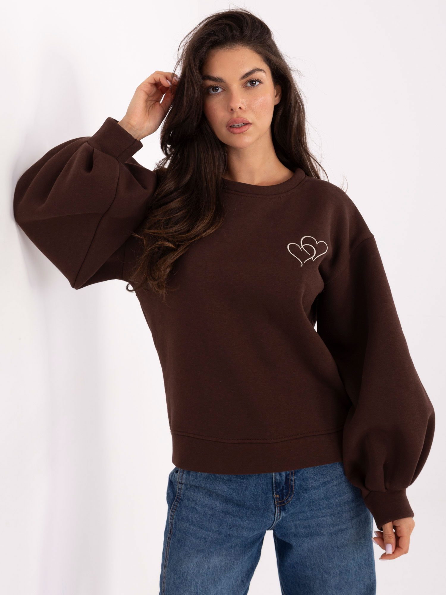 Bluza ciemny brązowy