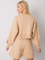Camel hooded sweatshirt Thilde 