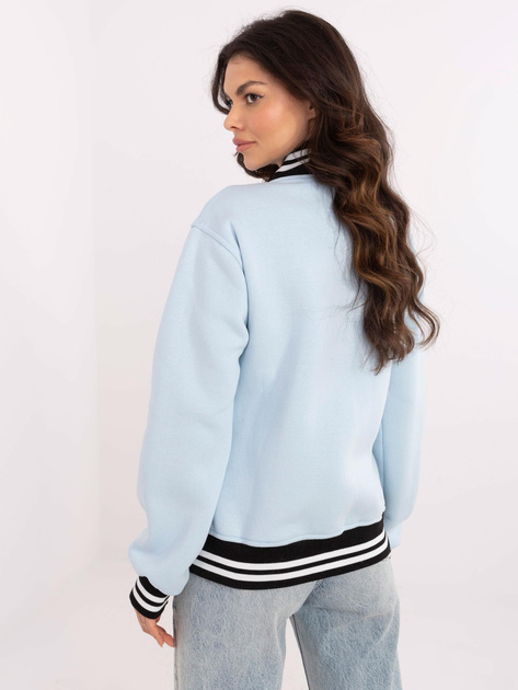 Hurt Jasnoniebieska damska bluza baseball z haftem