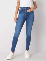 Niebieskie jeansy rurki Britanny RUE PARIS