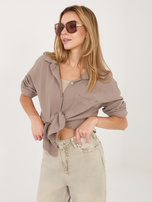 Fango rozpinana koszula z muślinu 