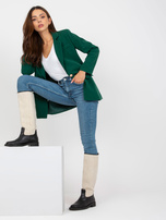 Hurt Ciemnozielona klasyczna marynarka z zapięciem na guzik Veracruz 