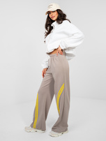 Fango dresowe spodnie z prostą nogawką RUE PARIS 