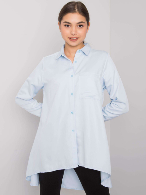 Jasnoniebieska koszula asymetryczna Gilliana