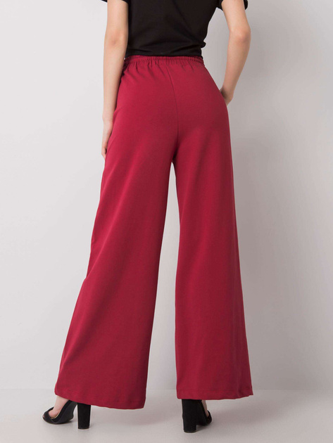 Bordowe spodnie dresowe Abril