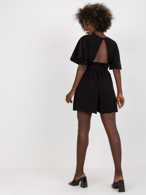 Hurt Czarny damski kombinezon na lato RUE PARIS