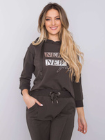 Ciemny khaki komplet Charis