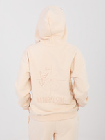 Jasnobeżowa rozpinana bluza z kieszeniami NATURAL SIDE 