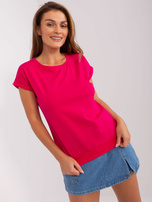 Hurt Fuksjowa codzienna bluzka z krótkim rękawem