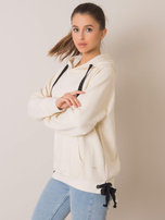 Ecru bluza Cassie NIE ZNASZ MNIE