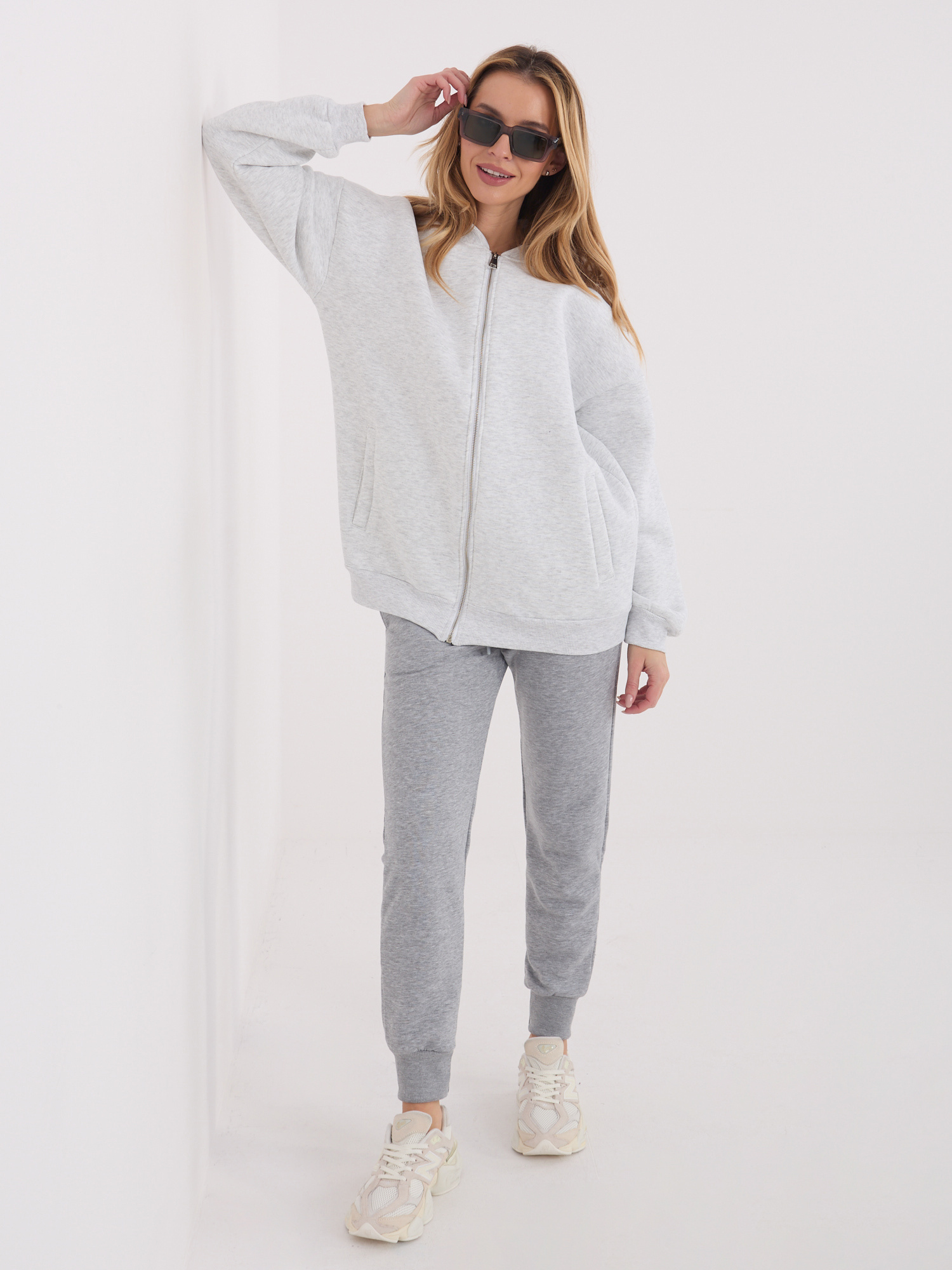 Bluza jasny szary
