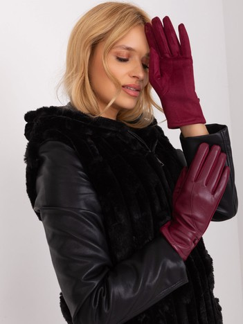 Hurt bordeaux elegante Damenhandschuhe.
