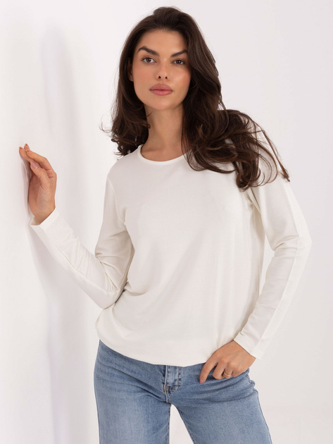 Ecru casualowa bluzka z modalu