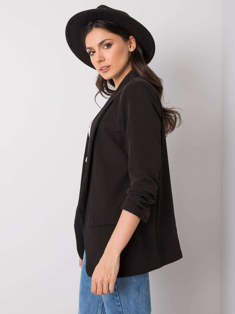 Czarna marynarka damska Eva OCH BELLA