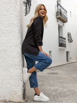 Niebieskie spodnie jeansowe z szerokimi nogawkami Azalia RUE PARIS