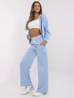 Hurt Jasnoniebieski dwuczęściowy komplet z wiskozą