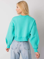 Turkusowa bluza bez kaptura Thilde 