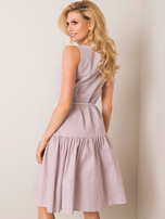 Biało-beżowa sukienka Samba