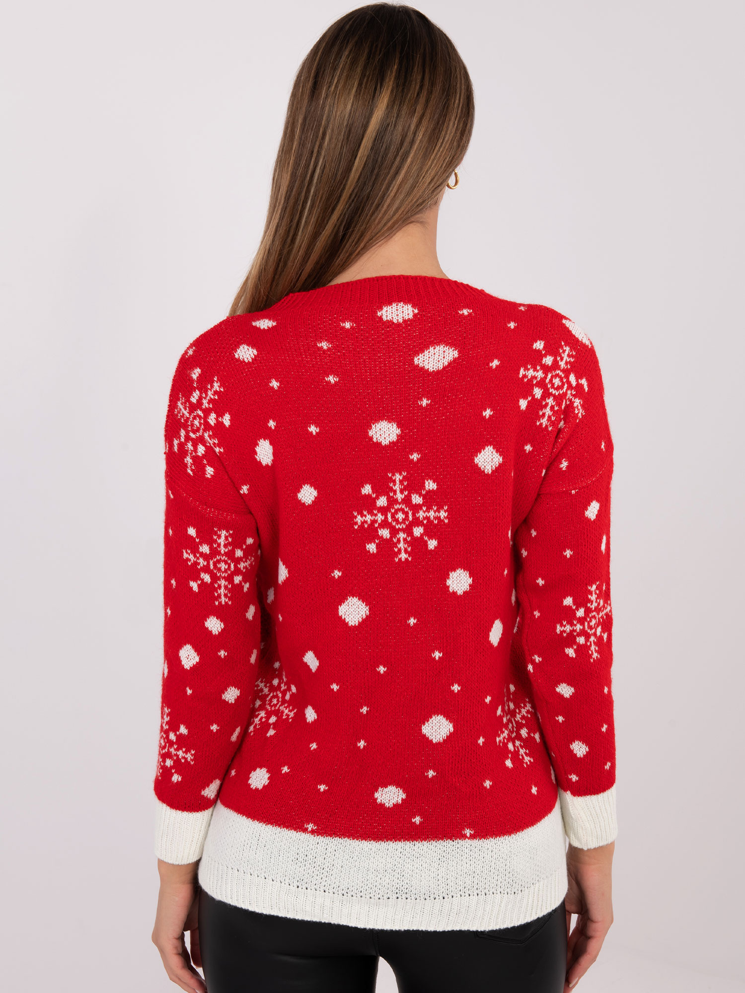 Sweter czerwony