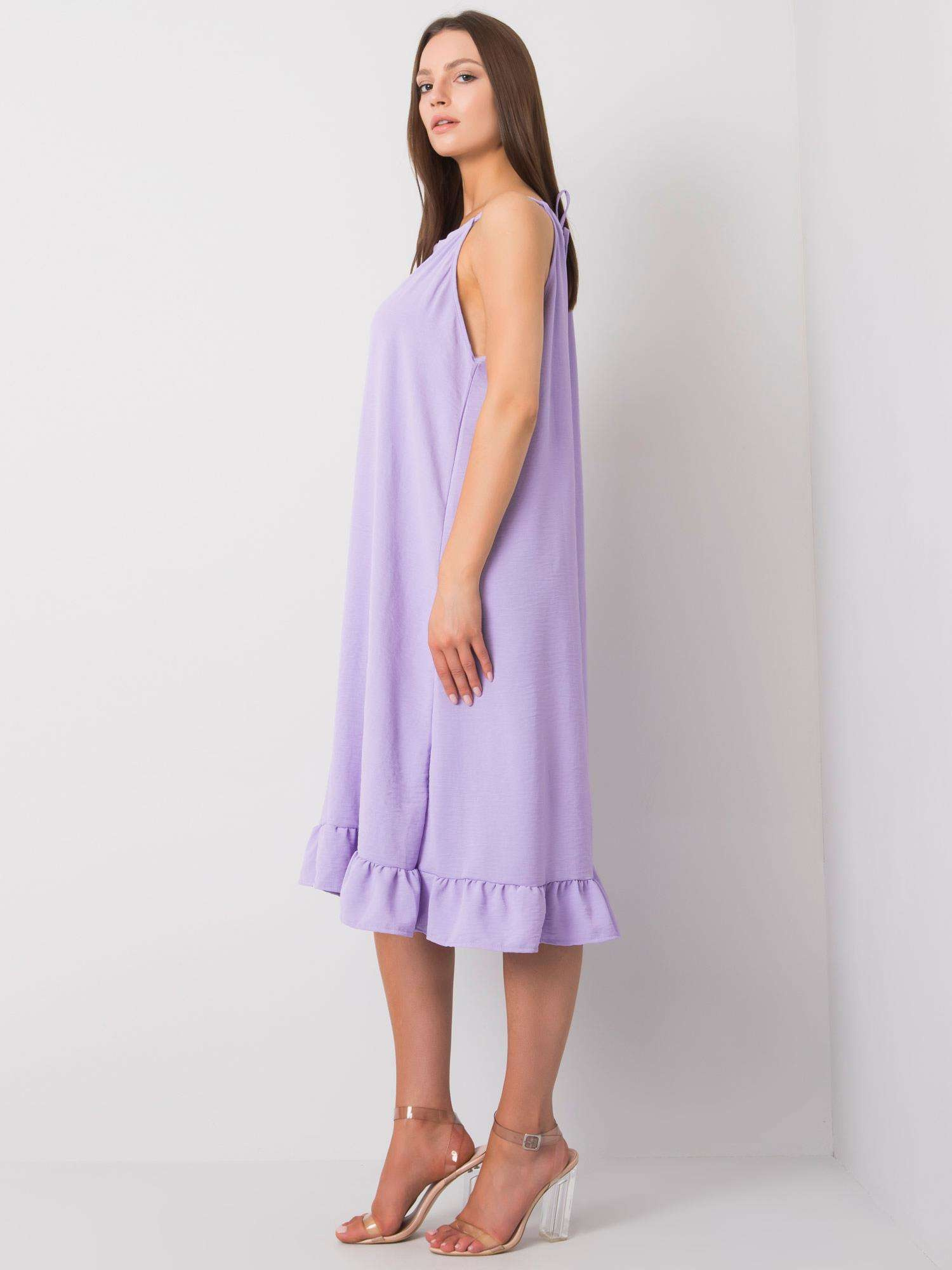Helle lila Trägerkleid Simone.
