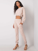 Beige casual set Laila RUE PARIS.