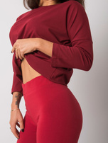 Bordowa bluzka Fiona