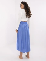 Niebieska plisowana spódnica na lato SUBLEVEL 