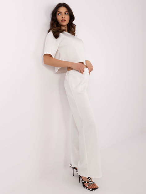 Hurtownia Ecru przyjemny w dotyku komplet damski